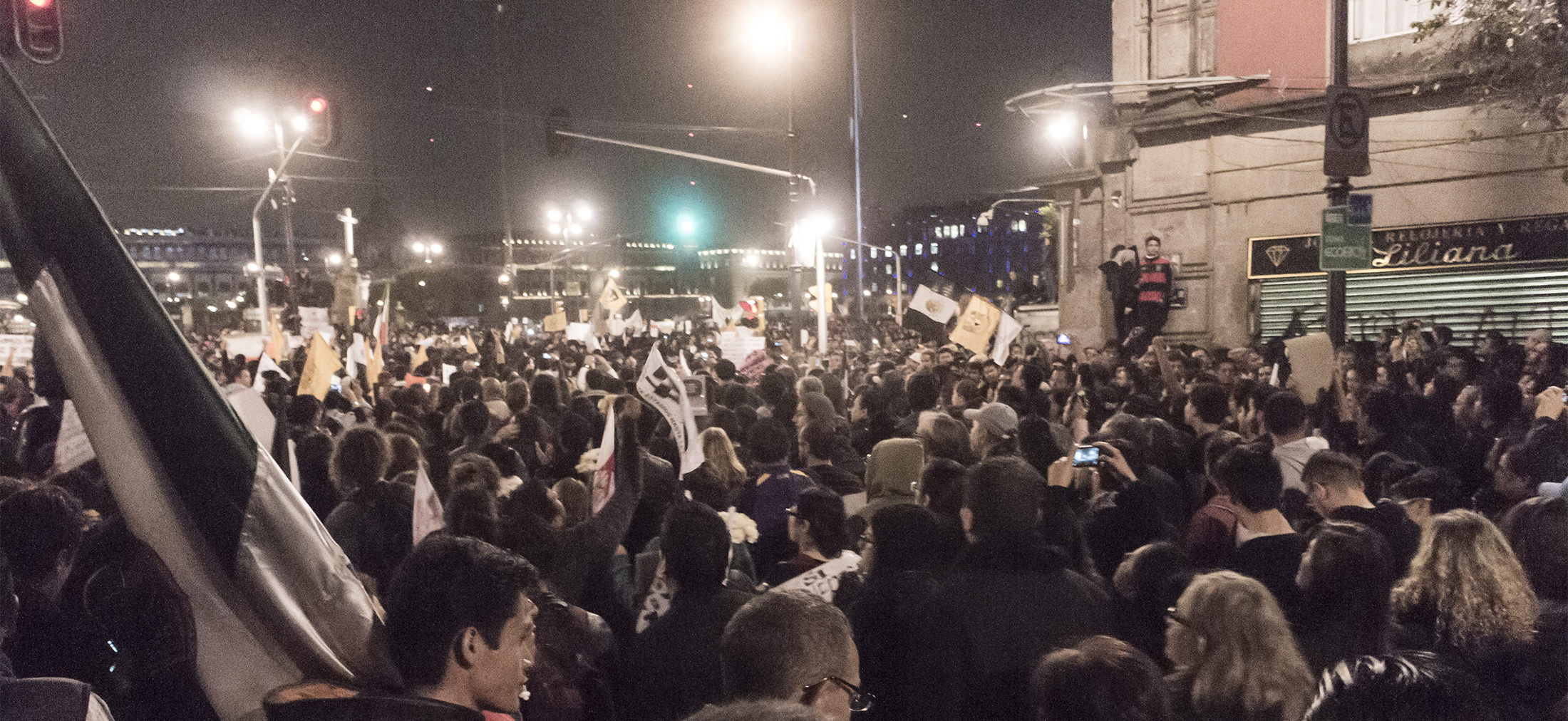 Protest in Mexico City, Nov 22, 2014